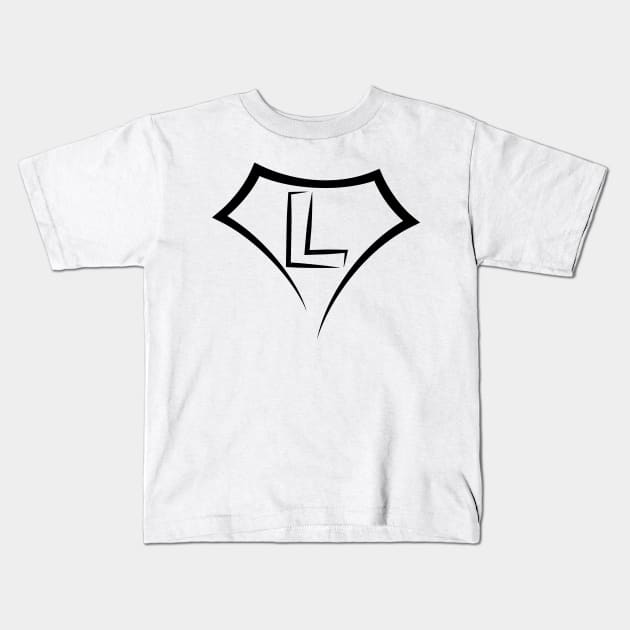 Super letter L Kids T-Shirt by Florin Tenica